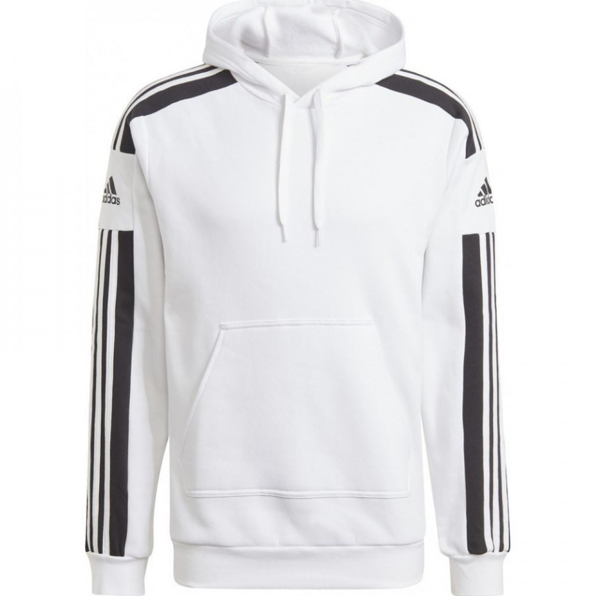 adidas adidas felpa squadra 21 uomo bianco