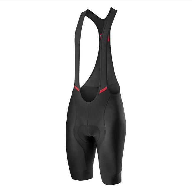 castelli castelli pant.c/bretelle competizione bib. nero