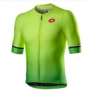 Maglia aero race 6.0 jersey giallo fluo-verde fluo