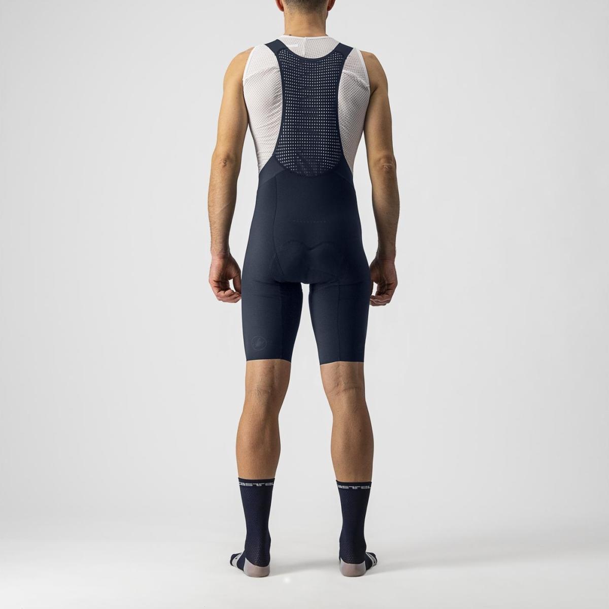 castelli castelli pant.c/bretelle premio black bibsh. savile blue