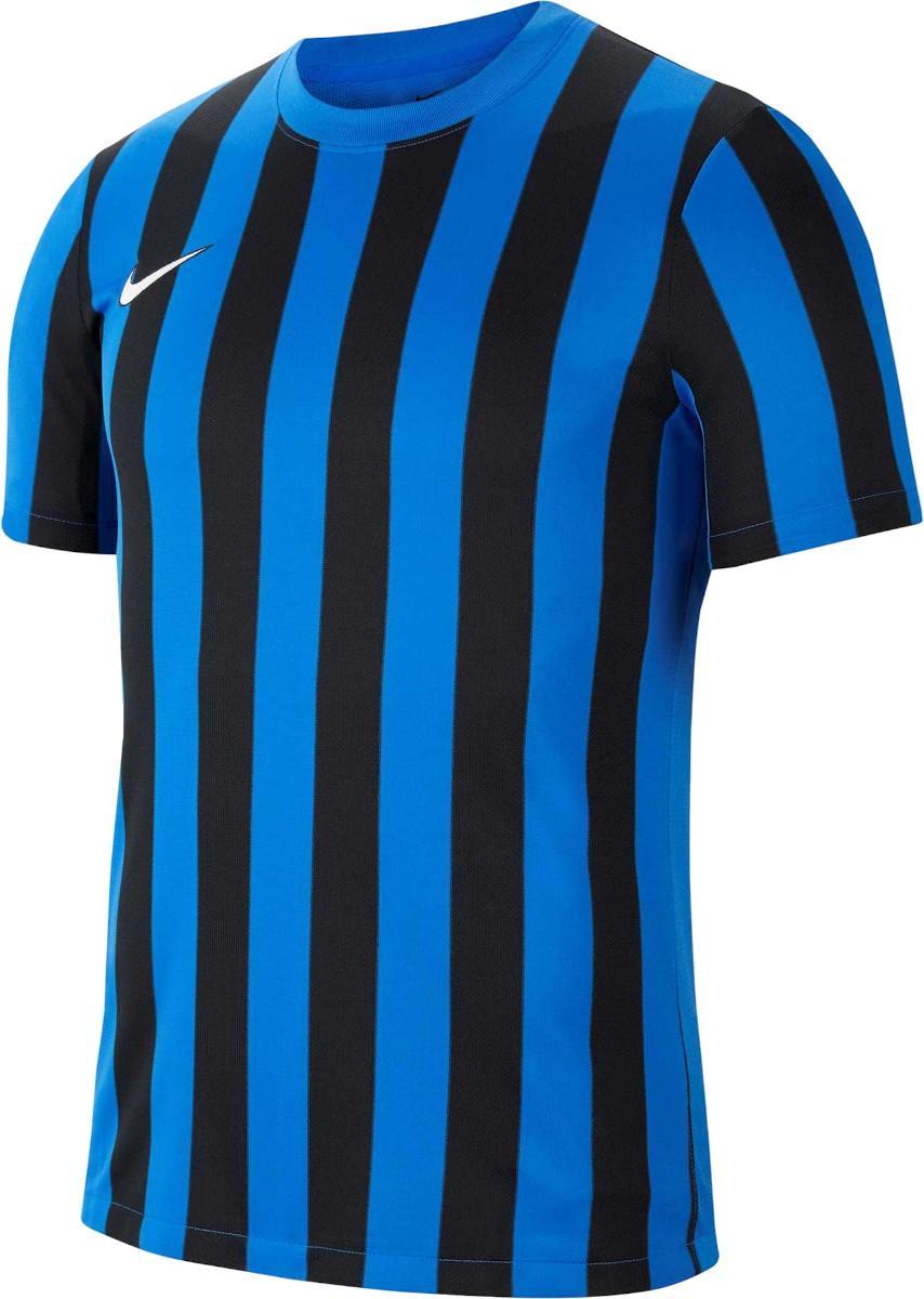 NIKE MAGLIA STRIPED 6 MAGLIA GARA  CALCIO UOMO NERO AZZURRA CW3813-463