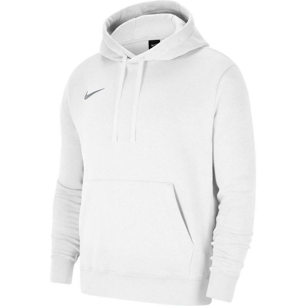 nike nike felpa cappuccio park 20 bianco