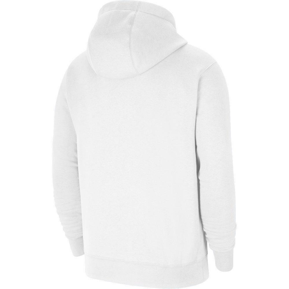 nike nike felpa cappuccio park 20 bianco