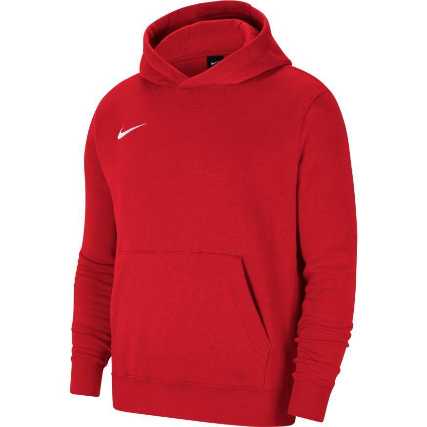 nike nike felpa cappuccio park 20 bambino red/white