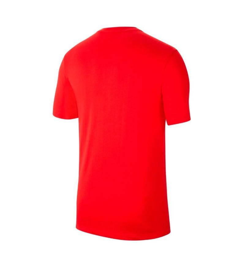 NIKE MAGLIA MANICA CORTA PARK 20 BAMBINO ROSSO BIANCO CW6941-657