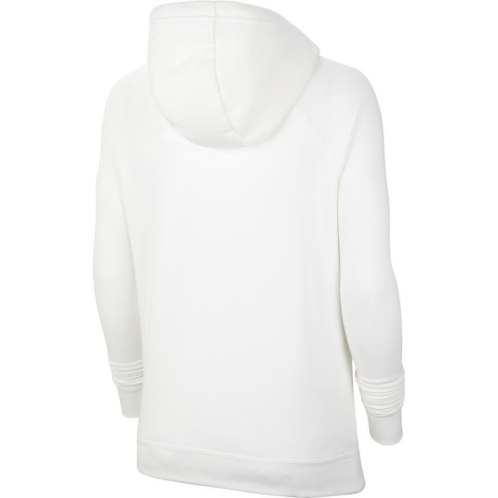 nike nike felpa cappuccio park 20 wmn bianco