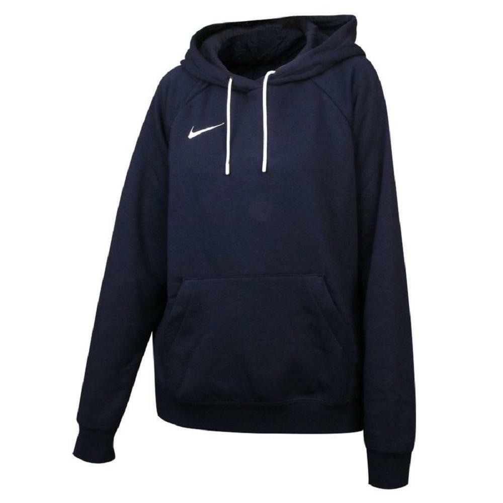 nike nike felpa cappuccio park 20 wmn blu