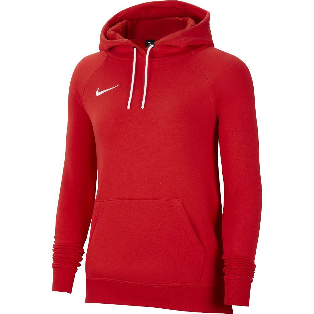 nike nike felpa cappuccio park 20 wmn rosso