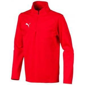 Felpa 1/2 zip liga jr rosso