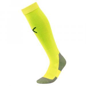 Calza team liga core giallo fluo