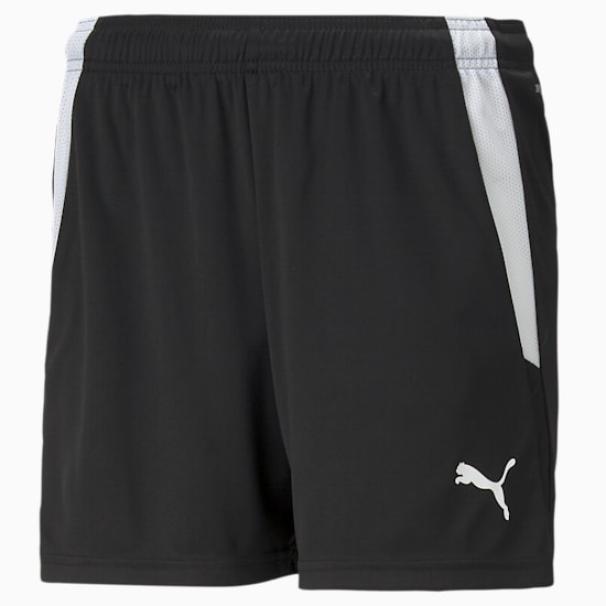 puma puma pantaloncino teamliga w - black/ white - foto 1