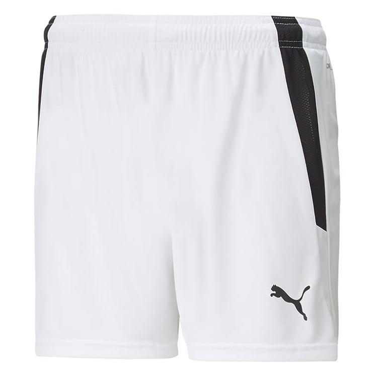 puma puma pantaloncino teamliga w - white/ black - foto 1