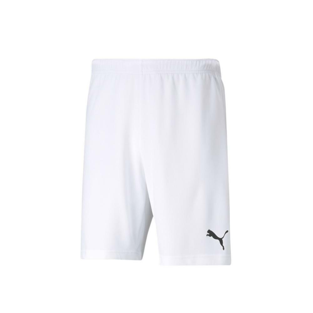 PUMA PANTALONCINO TEAMRISE BIANCO 704942-03