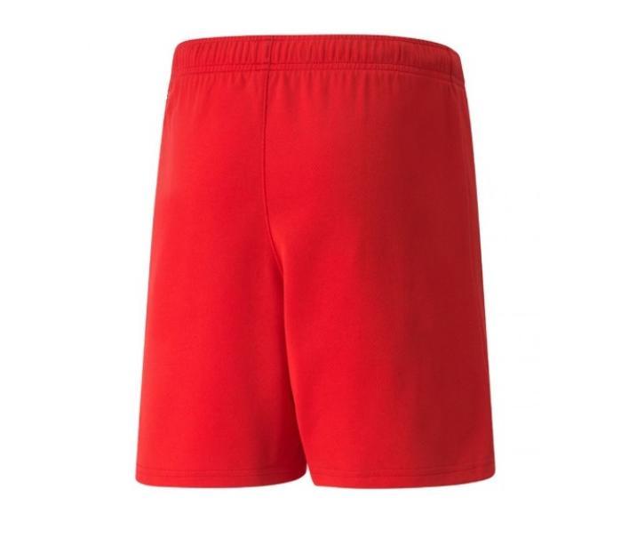 PUMA PANTALONCINO TEAMRISE JR ROSSO BIANCO 704943-01