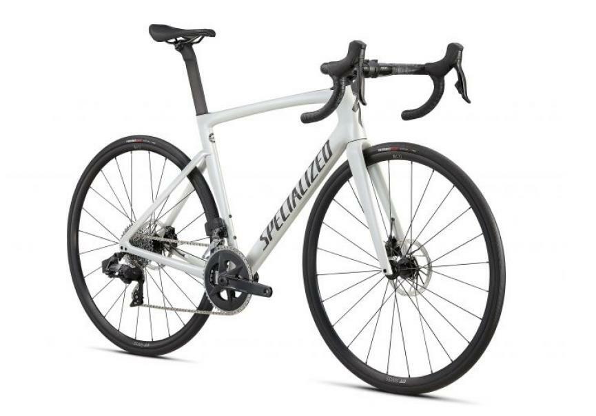 specialized specialized bici tarmac sl7 comp - bianco argento/fumo