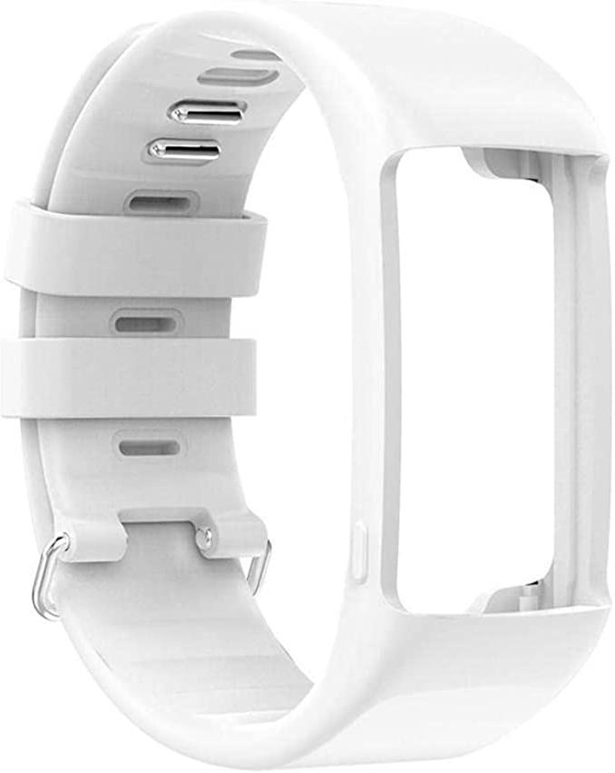 polar polar ricambio cinturino a370 bianco m/l