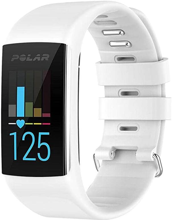 polar polar ricambio cinturino a370 bianco m/l