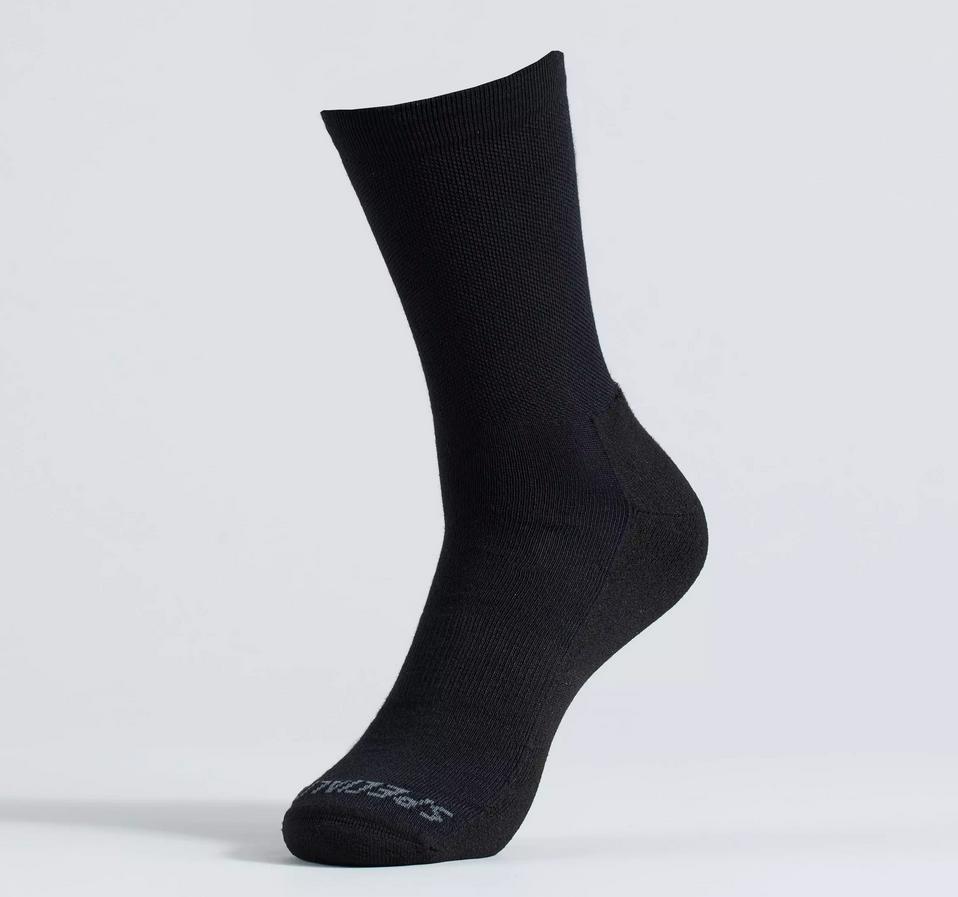 specialized specialized calza primaloft lightweight tall sock  nero