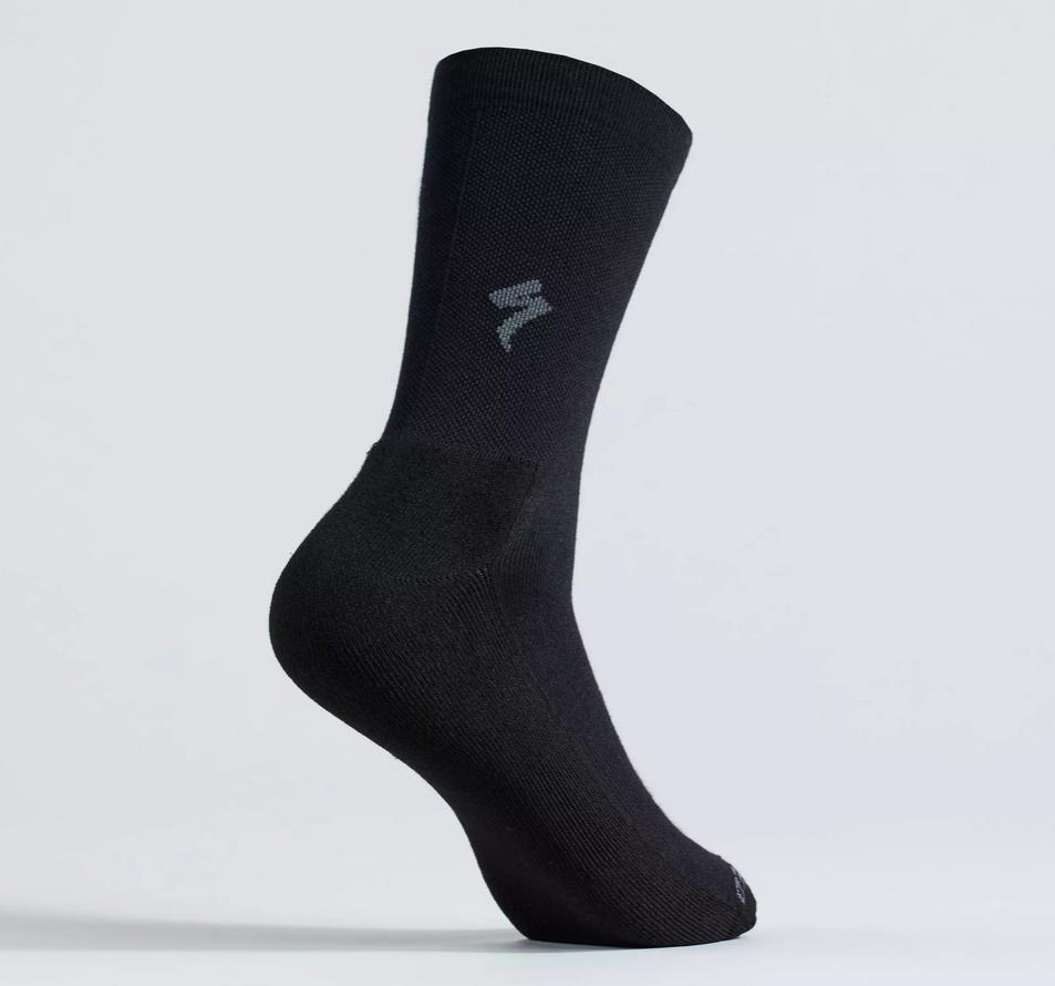 specialized specialized calza primaloft lightweight tall sock  nero