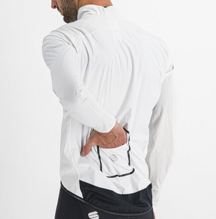 sportful sportful antivento hot pack no rain jacket bianco