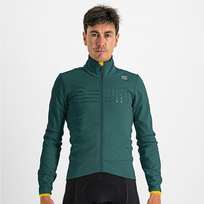 sportful sportful giacca  tempo jacket verde