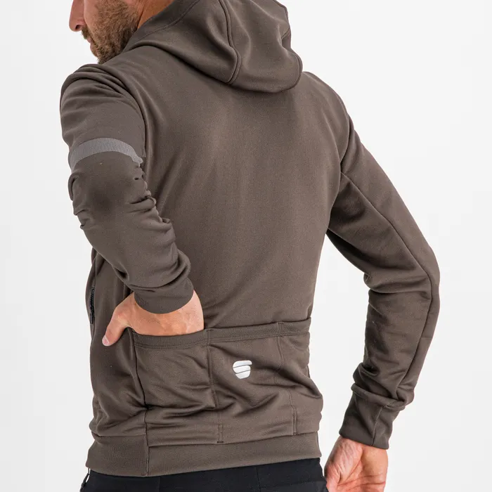 sportful sportful giara hoodie - cacao