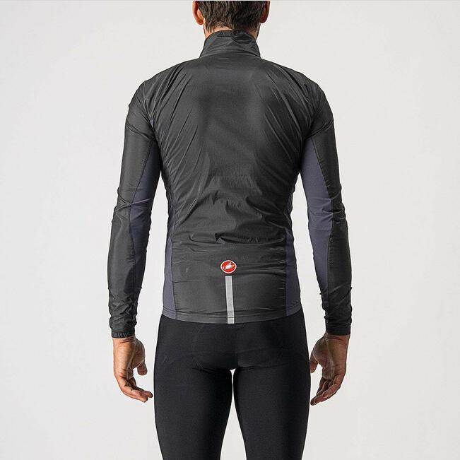 castelli castelli mantellina squadra stretch jkt nero