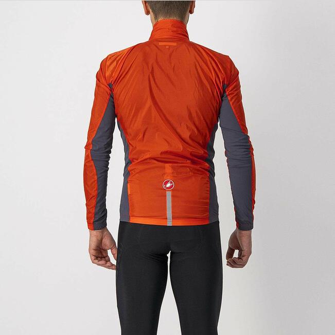 castelli castelli mantellina squadra stretch jkt rosso