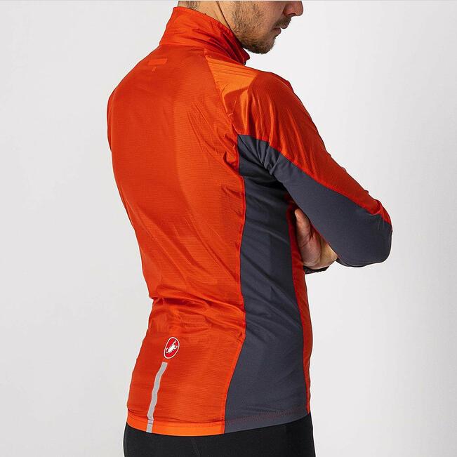 castelli castelli mantellina squadra stretch jkt rosso