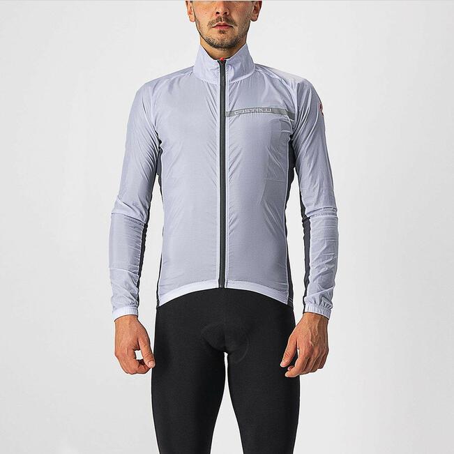 castelli castelli mantellina squadra stretch jkt grigio