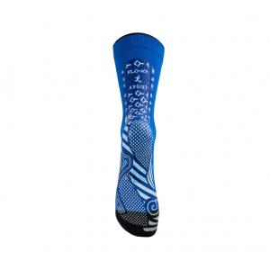 Calza calcio axsist - azzurro