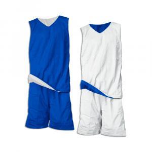 Kit basket double - azzurro/bianco