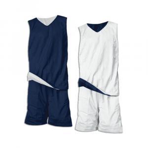 Kit basket double - blu/bianco