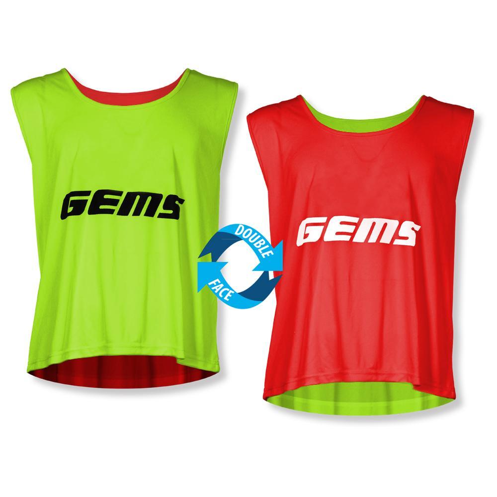 GEMS CASACCA TWIN DOUBLE (CONF. da 5 Pz) - VERDE FLUO/ROSSO