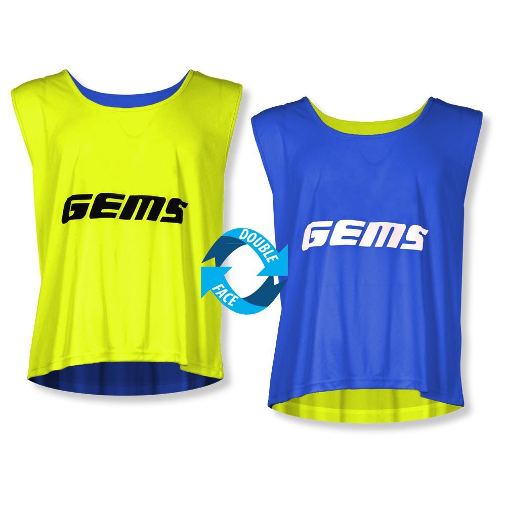 GEMS CASACCA TWIN DOUBLE (CONF. da 5 Pz) - GIALLO FLUO/AZZURRO