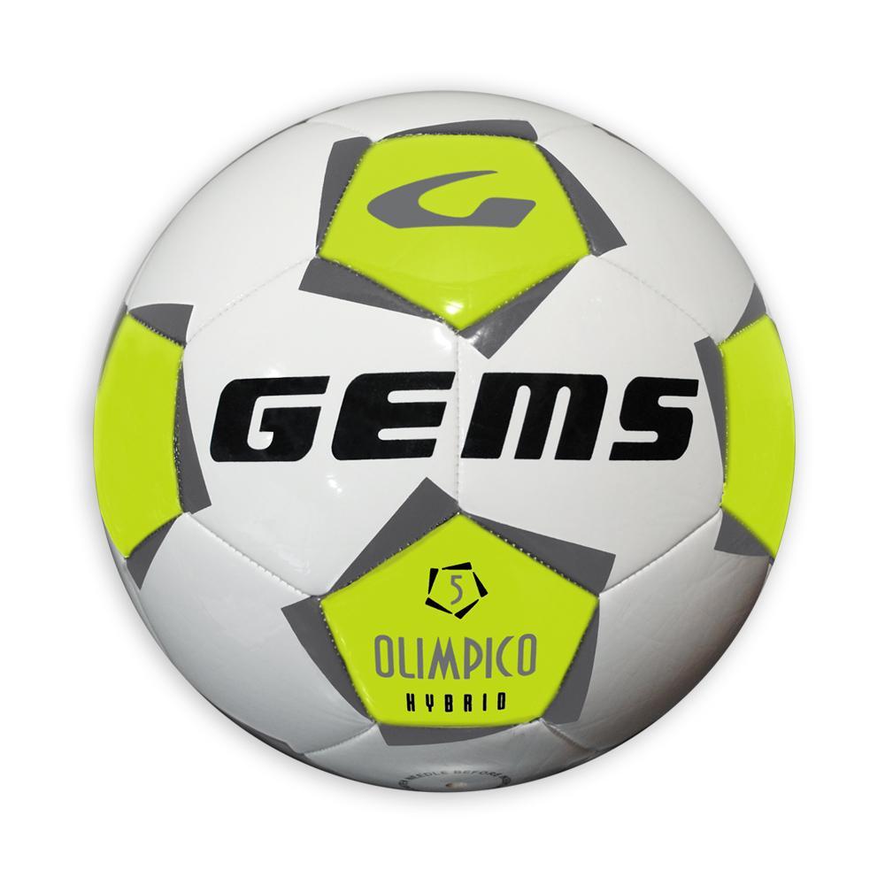 gems gems pallone olimpico hybrid - giallo fluo/grigio