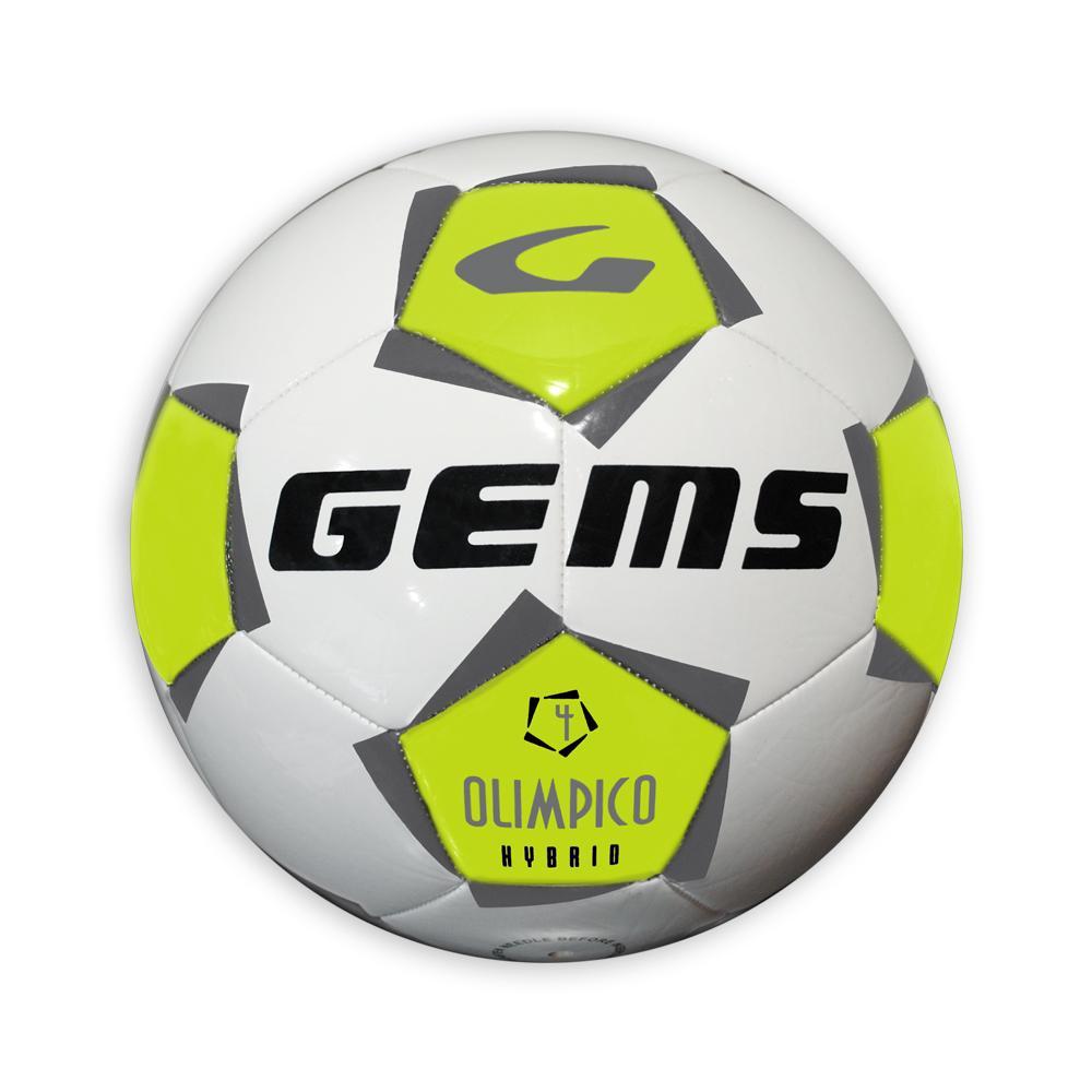 gems gems pallone olimpico hybrid - giallo fluo/grigio