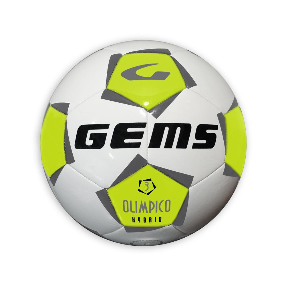 gems gems pallone olimpico hybrid - giallo fluo/grigio