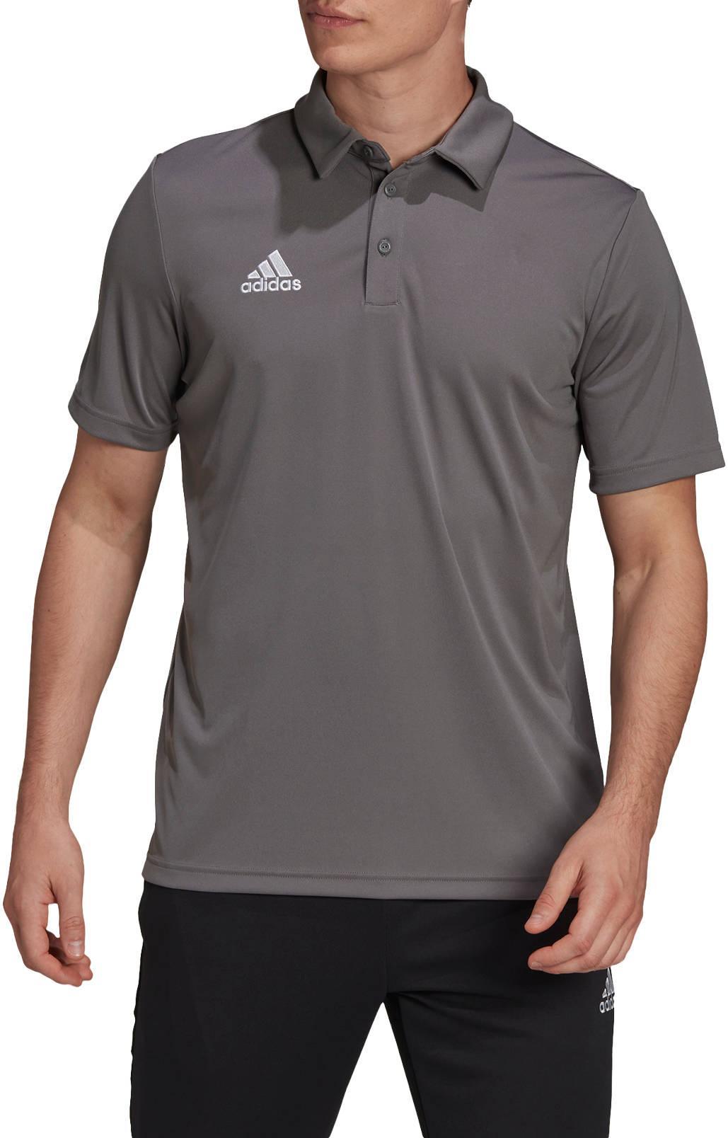 adidas adidas polo entrada22 polo uomo grigio