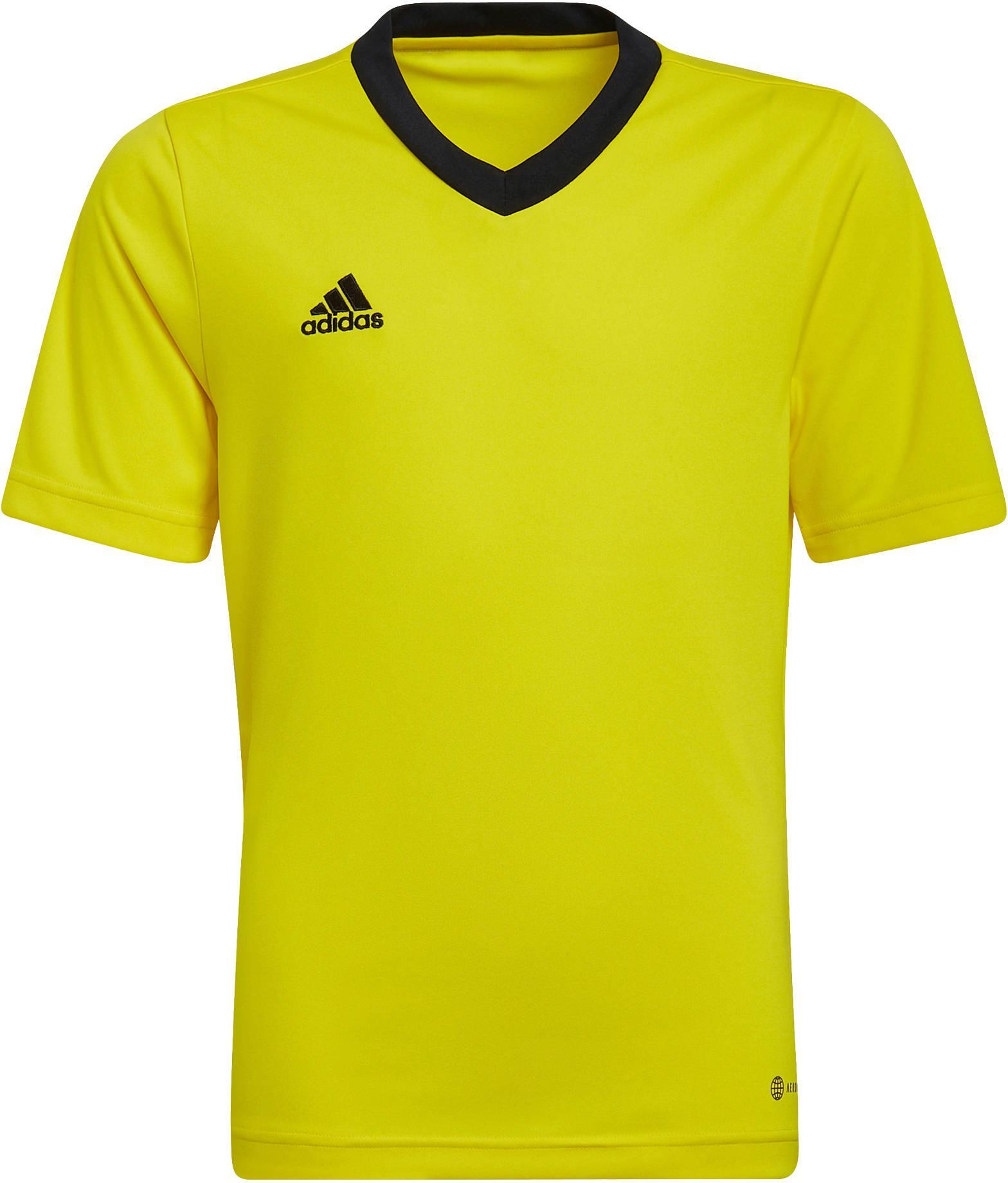 ADIDAS MAGLIA CALCIO ENTRADA 22 BAMBINO GIALLO  HI2127