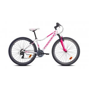 Bici donna 791 eris 38 acera 21v bianco fuxia