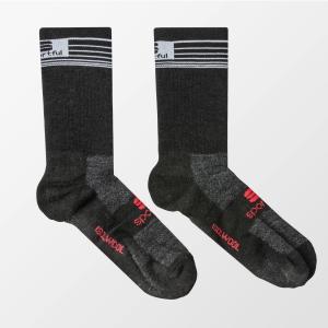 Calzino merino short sock nero