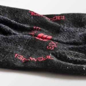 Calzino merino short sock nero