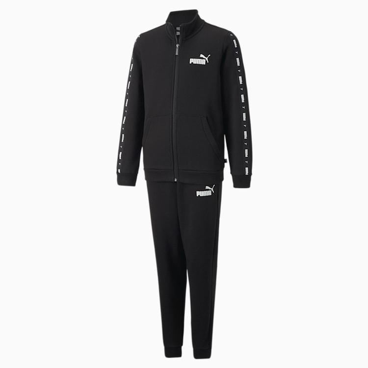 PUMA TUTA TAPE SWEAT SUIT FL  BAMBINO NERO  670114-01