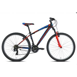 Bici 595 earth 38 nero rosso ty300 21v v-brk