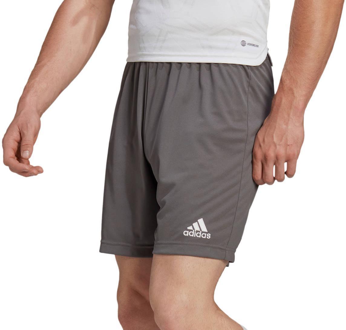 ADIDAS PANTALONCINO ENTRADA22 CALCIO UOMO GRIGIO  H57505