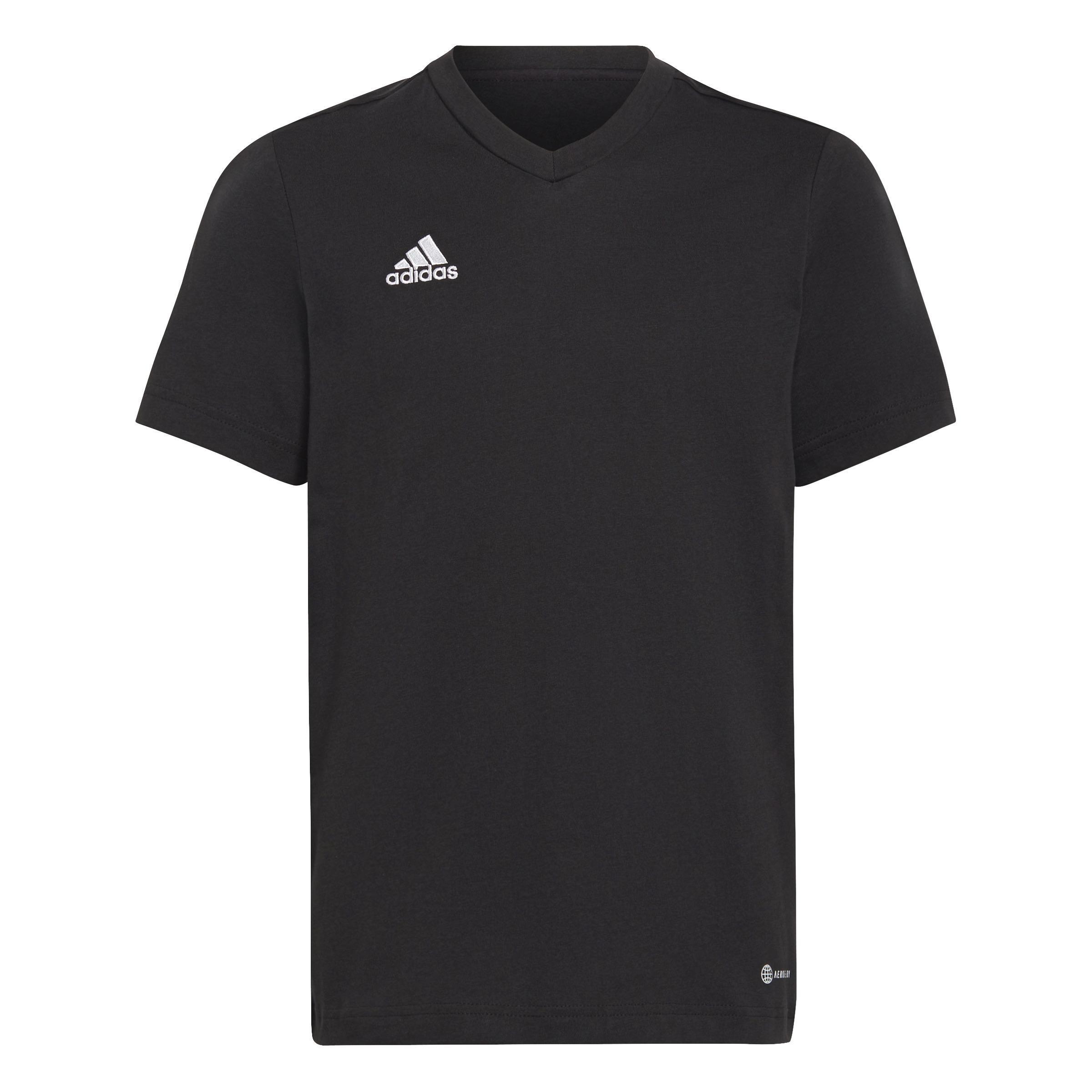 ADIDAS ENTRADA 22 T-SHIRT  BAMBINO NERO HC0443