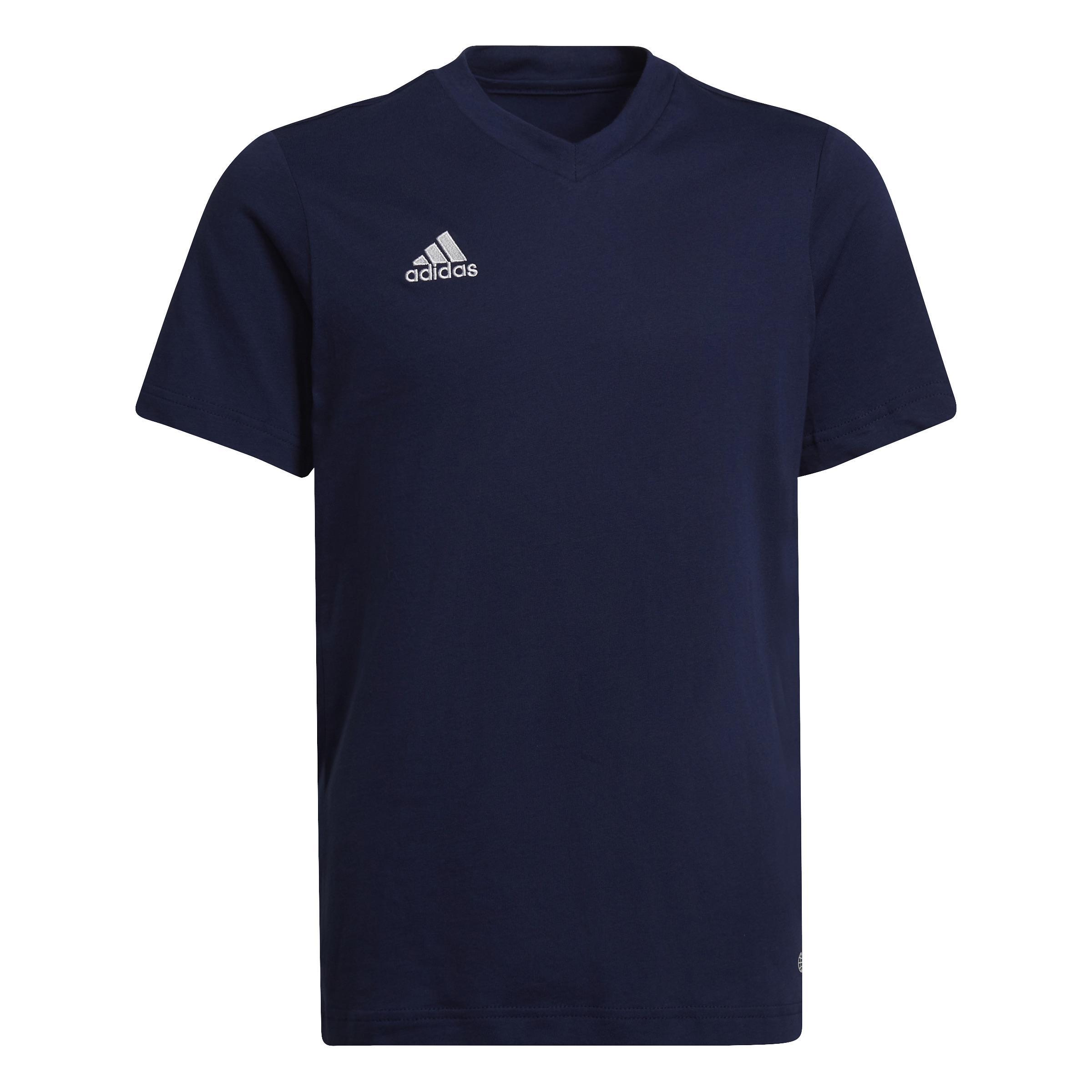 ADIDAS MAGLIA IN COTONE  ENTRADA 22 BAMBINO BLU SCURO  HC0445