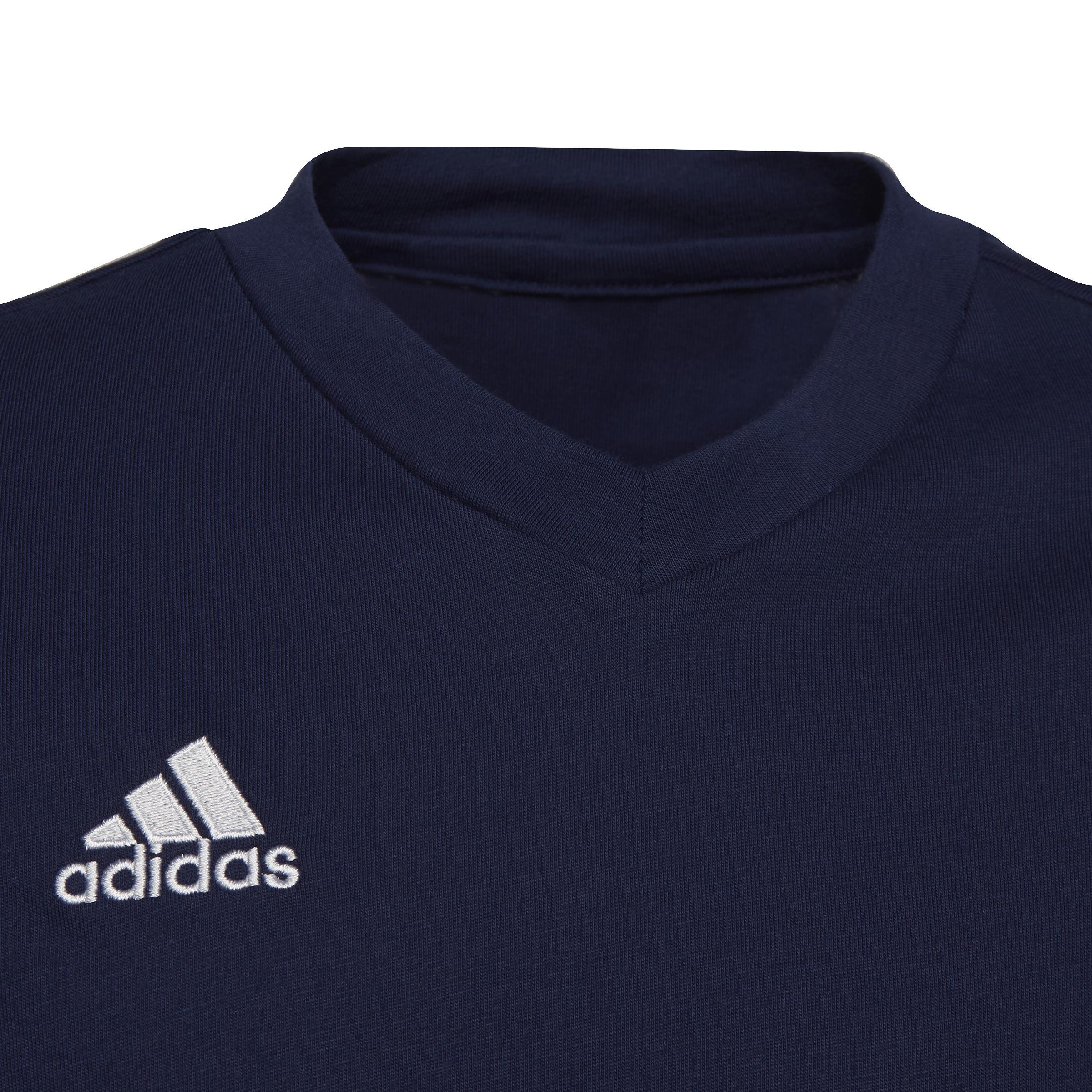 ADIDAS MAGLIA IN COTONE  ENTRADA 22 BAMBINO BLU SCURO  HC0445