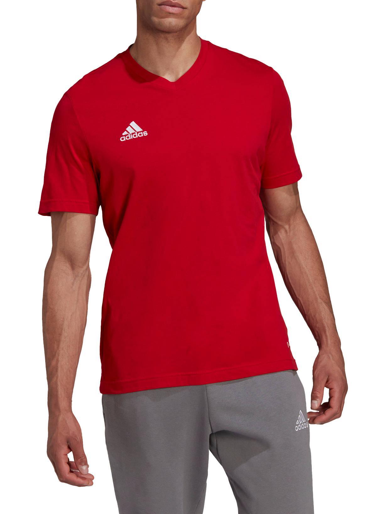 adidas adidas maglia entrada22  uomo rossa